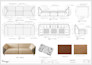 do furniture manufacturing drawing and 3d rendering